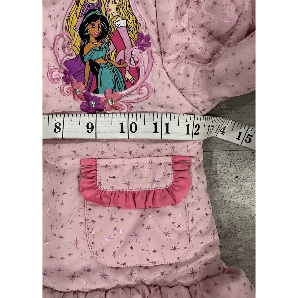 Disney Girls Princess Girls Kids Hooded Full Zip Jacket Size 2 Great Condition - Picture 3 of 8